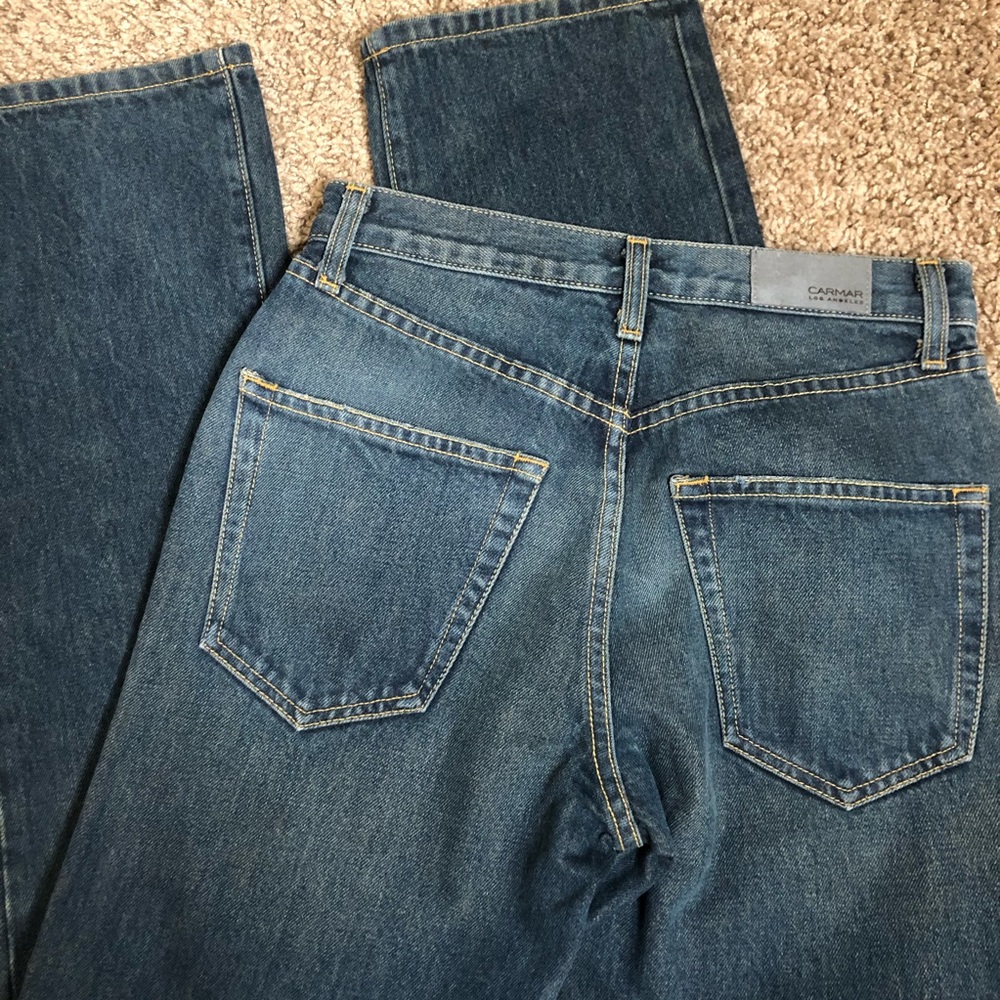 Carmar Nerissa Jeans High Waist Distressed NWT - Picture 7 of 8
